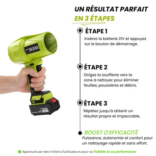 Souffleur SEESE PRO® – Nettoyez Sans Effort